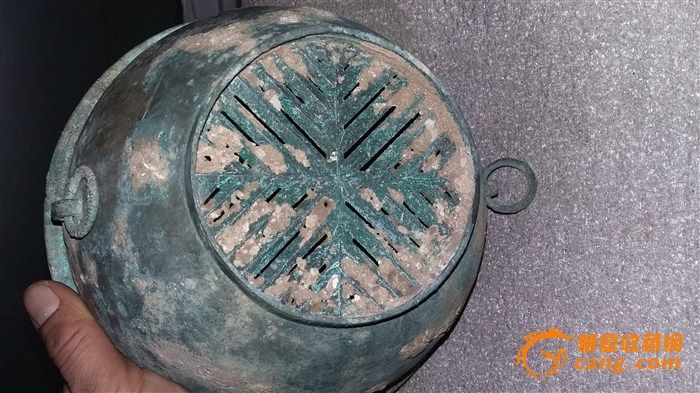 铜蒸笼_汉代青铜蒸笼鉴定_来自藏友吴鹏举古