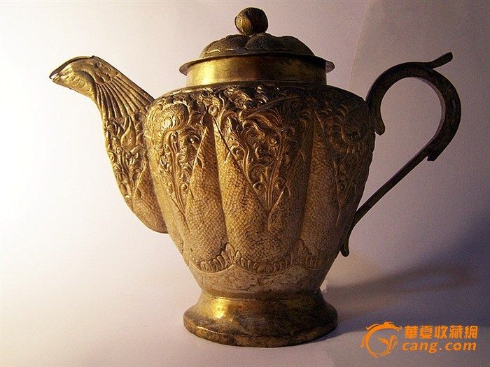 鎏金铜壶_鎏金铜壶鉴定_来自藏友苦心孤诣_铜