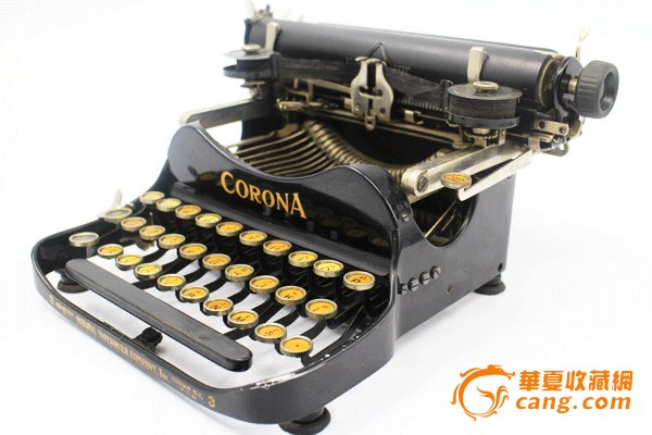 美国科鲁诺CORONA带皮箱古董打字机_美国科