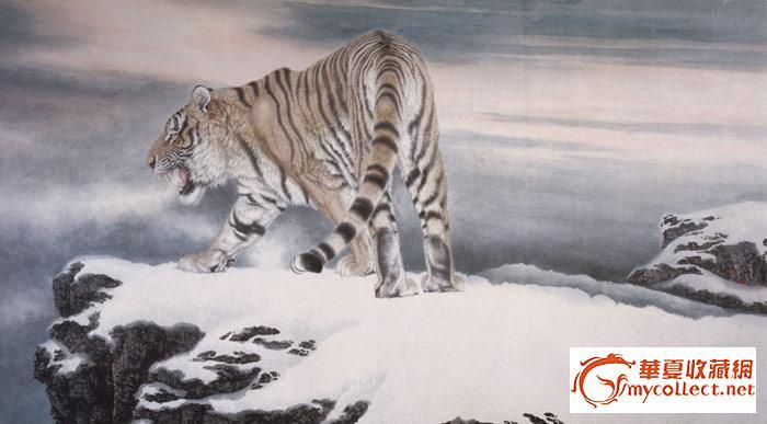冯大中虎画图片高清,画虎名家冯大中的虎图,祥顺_大山谷图库