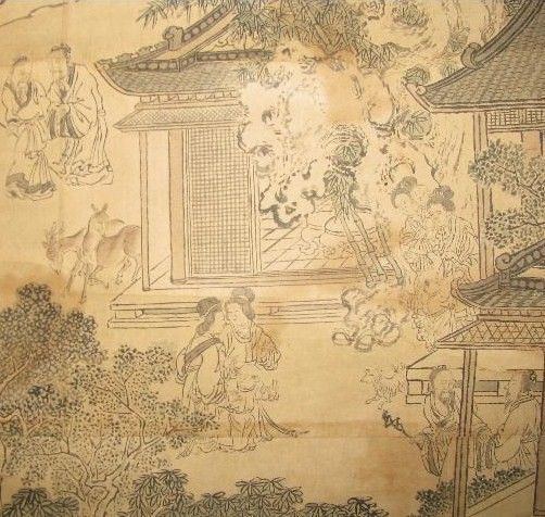 云迁古画,圆闲章,中风古画_大山谷图库