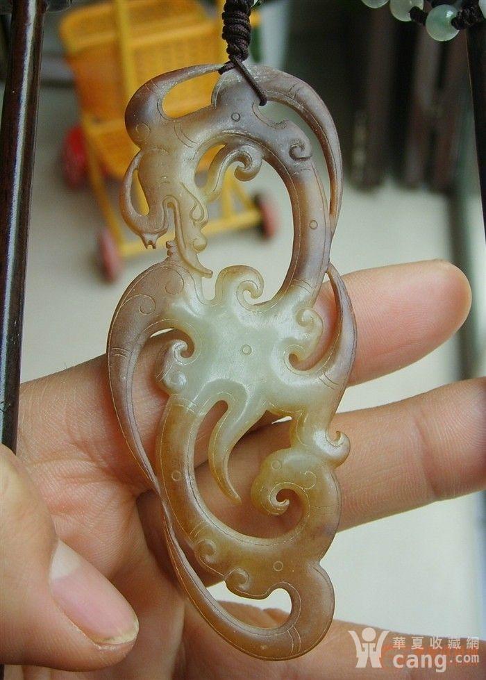 美品!春秋战国龙凤玉佩