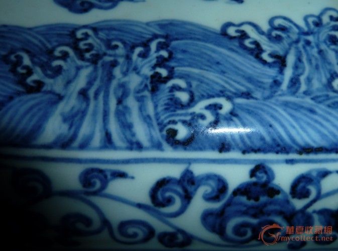 宣德橘皮釉,现代仿宣德青花特征,现代仿瓷器橘皮釉_大山谷图库