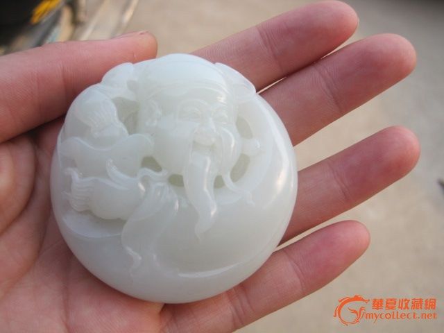 一块白玉 请老师们点评一下这块和田玉瓜 mfshizhong 133克原始和田