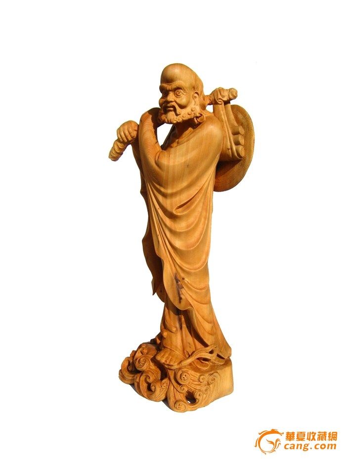 乐清黄杨木雕 《神游达摩》