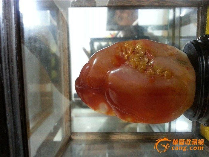 昌化田黄荔枝冻摆件