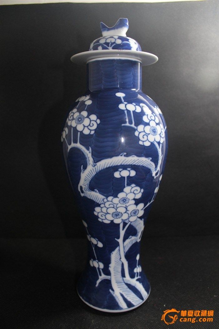 光绪冰梅瓶,高度31公分,鉴定后出售