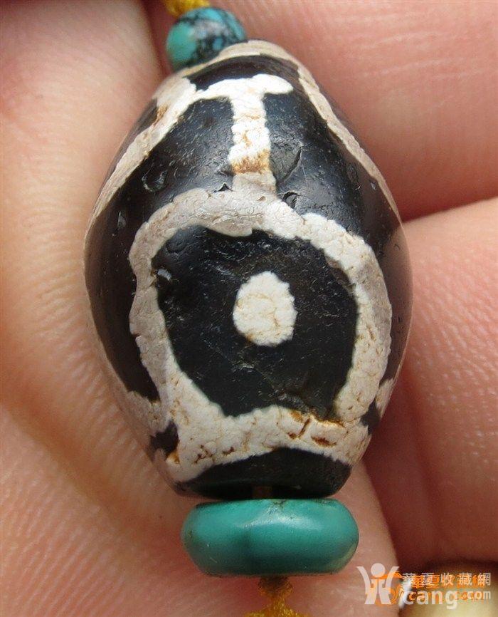 暴老风化纹 千年镶蚀老天珠 真品宝瓶天珠 骠珠,项链吊坠.